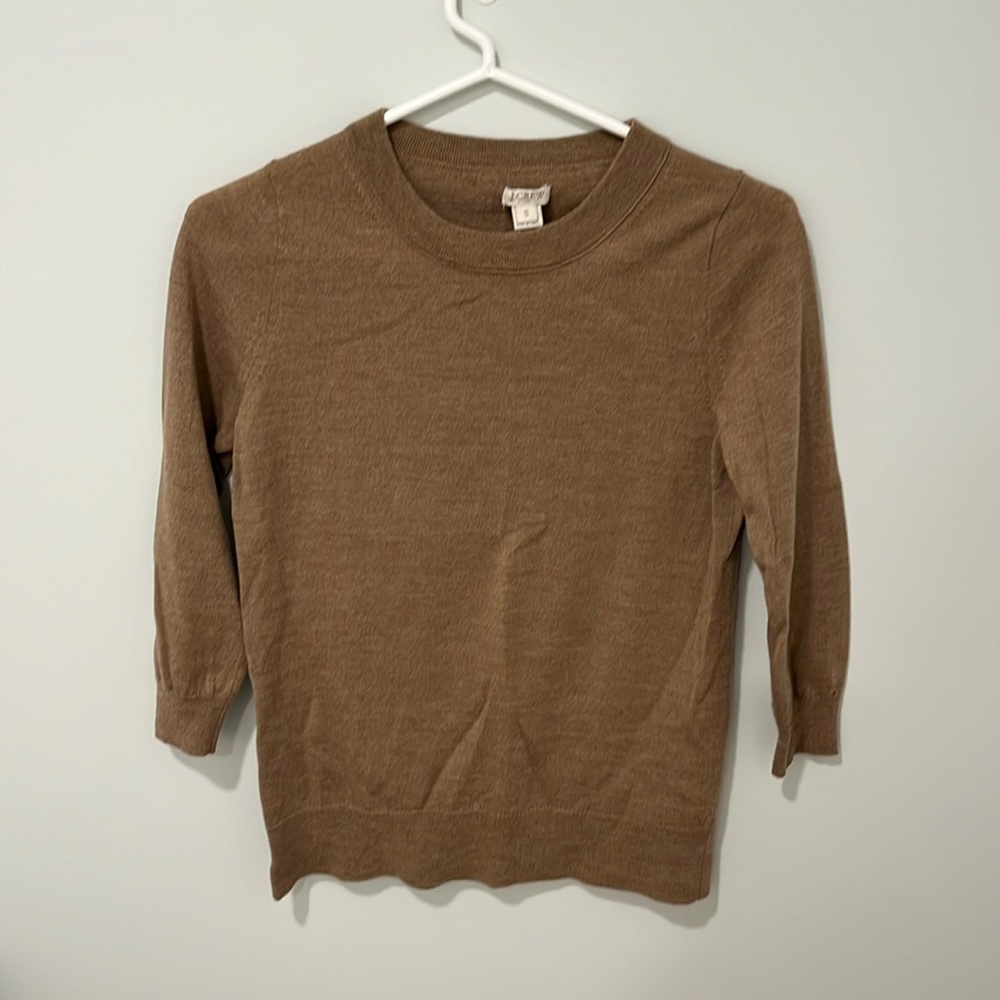 I crew factory teddie sweater. Size Small